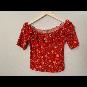 Off the shoulder top